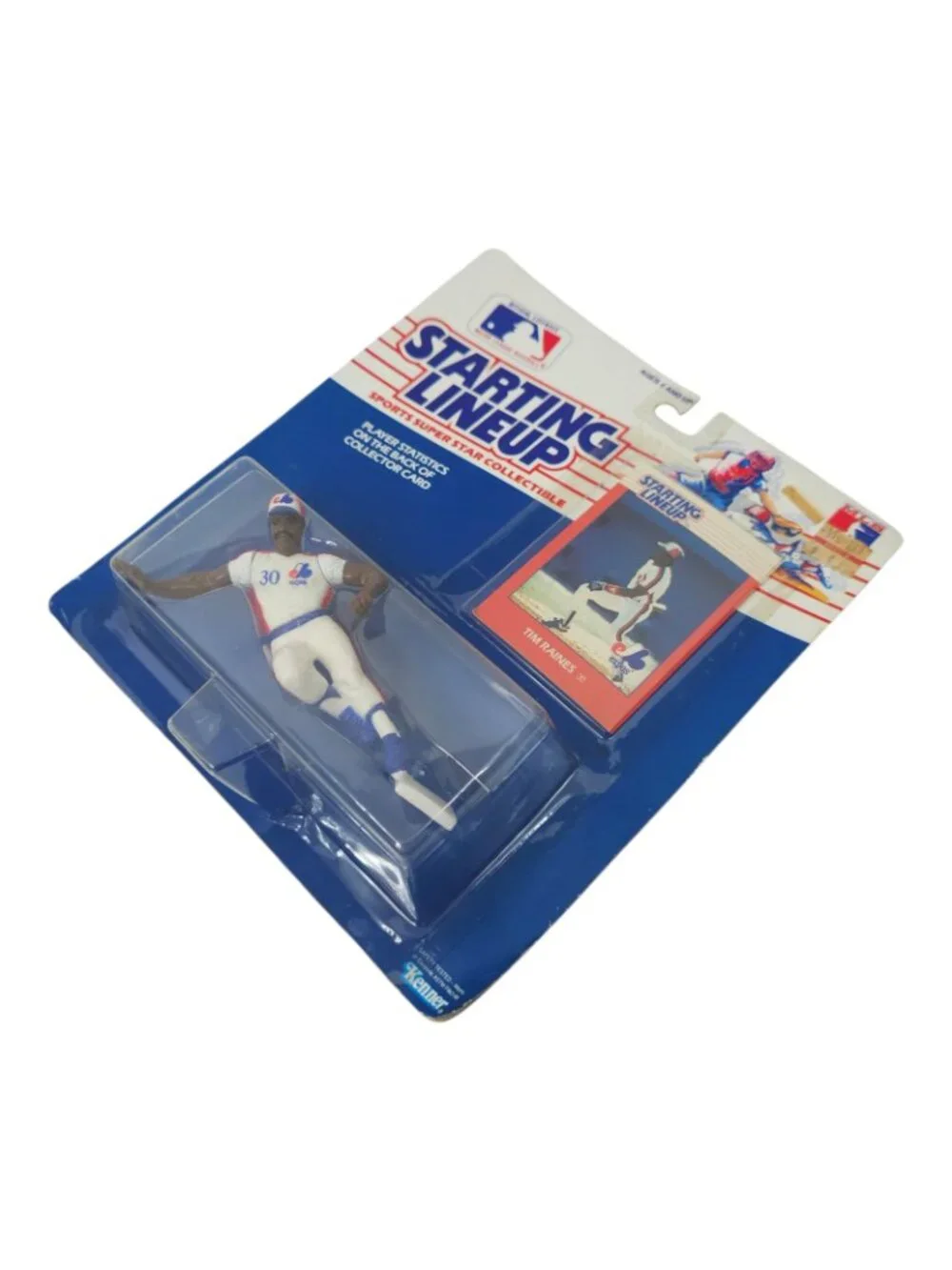 1988 Kenner Starting Lineup Tim Raines Montreal Expos MLB Card Action Figure NOC